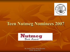 Teen Nutmeg Nominees 2007