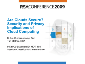 Are Clouds Secure?