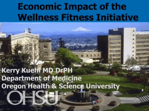 The Economic Impact of the WFI by Dr. Kerry Kuehl