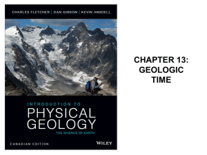 Geologic Events Used to Determine Age