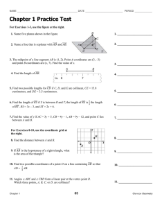 Chapter 1 Practice Test - Doral Academy Preparatory