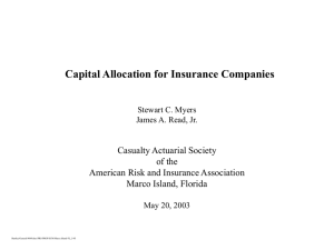 surplus requirements for insurance companies