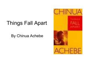 Things Fall Apart PowerPoint