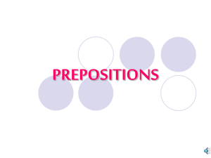 prepositions - Nlsd122.org