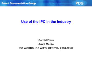 Usage of IPC in Industry