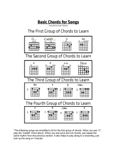 Basic Guitar Chords and Simple Songs for Club Guide
