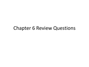 Chapter 6 review game