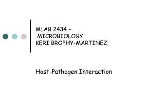 Host-Pathogen Interaction