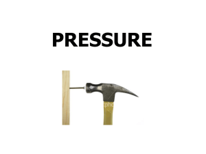 pressure on the gas increased