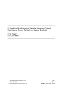 as Word Doc Evaluation of the Improving Equality