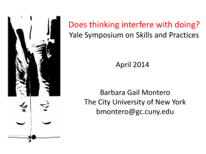 Slides from my talk - Barbara Gail Montero