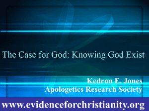The-Case-for-God - Evidence for Christianity
