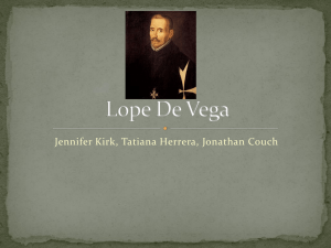Lope De Vega (1562-1635)
