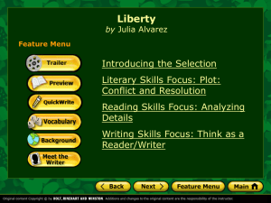 Liberty by Julia Alvarez