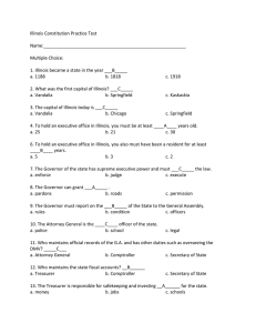 Illinois Constitution Test Practice test answers
