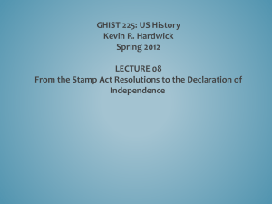 PP 08 Stamp Act Resolutions to Dec of Ind