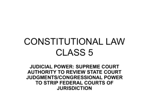 CONSTITUTIONAL LAW CLASS 5