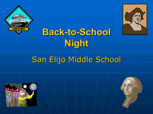 school night pp - San Marcos Unified School District