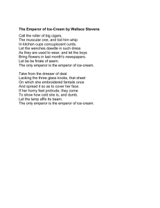The Emperor of Ice-Cream by Wallace Stevens
