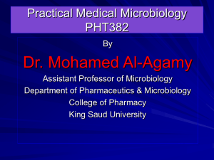 Practical Medical Microbiology PHT382