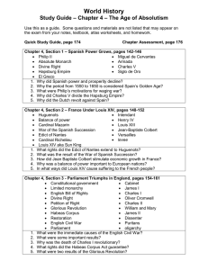 World History Study Guide – Chapter 4