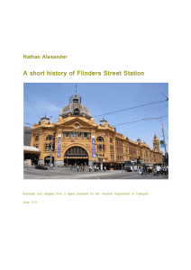 A short history of Flinders Street Station
