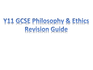 Philosphy & Ethics Book 2 ppt