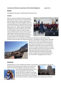 A journey to Palermo: experiences of the dutch delegation
