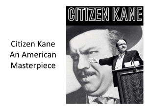 Citizen Kane An American Masterpiece