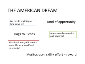 The American Dream - Stanford University