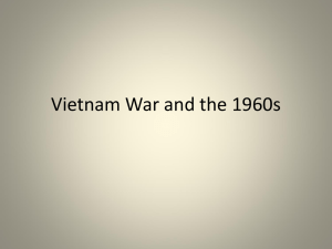 Vietnam War and the 1960s