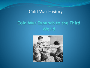 Cold War Expands to the Third World