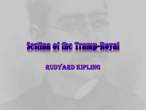 Sestina of a Tramp-Royal