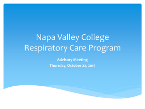 Fall 2015 Powerpoint - Napa Valley College