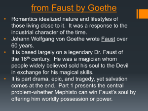 from Faust, Part 1 by Goethe