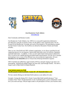 East Brandywine Youth Athletics www.ebya.org Dear Community