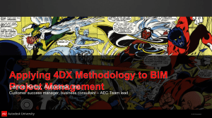 Applying 4DX Methodology to BIM Project Management