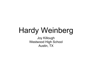Hardy Weinberg