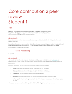 Peer review core contribution 2