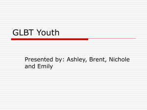 PowerPoint Presentation - GLBT Youth