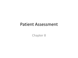 Patient Assessment - Medical - National Registry Of Emergency