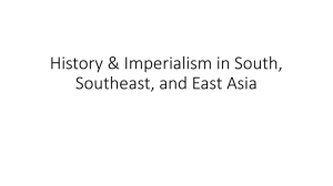 Imperialism in South, Southeast, and East Asia