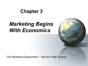 Chapter 03 Marketing Begins With Economics