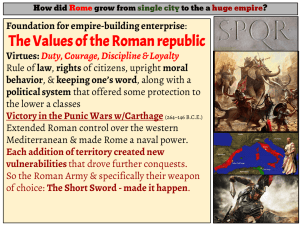 WHAP - Mr. Duez Unit 2: Classical Era in World History Chapter 4