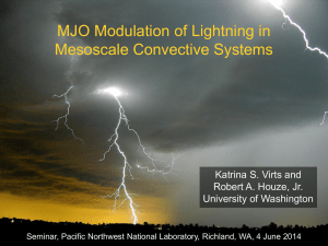 MJO Modulation of Lightning in Mesoscale Convective Systems