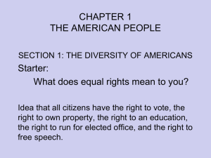 Chapter 1 and 5 Citizenship - Public Schools of Robeson County