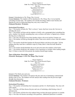 book report on the things they carried book report on the things they carried