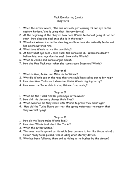 Tuck everlasting chapters 9-20 answers