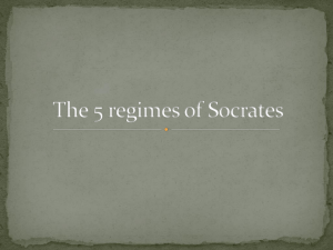 5 Regimes of Plato