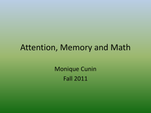 Attention, Memory and Math